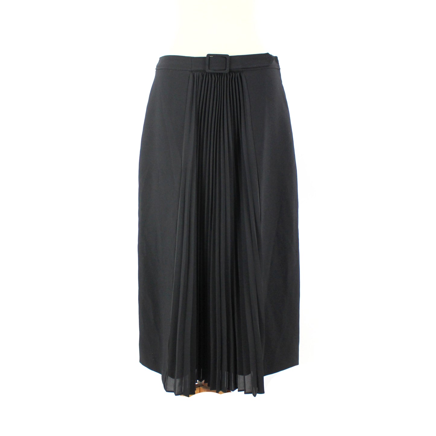 Reiss Drew Contrast Pleat Skirt