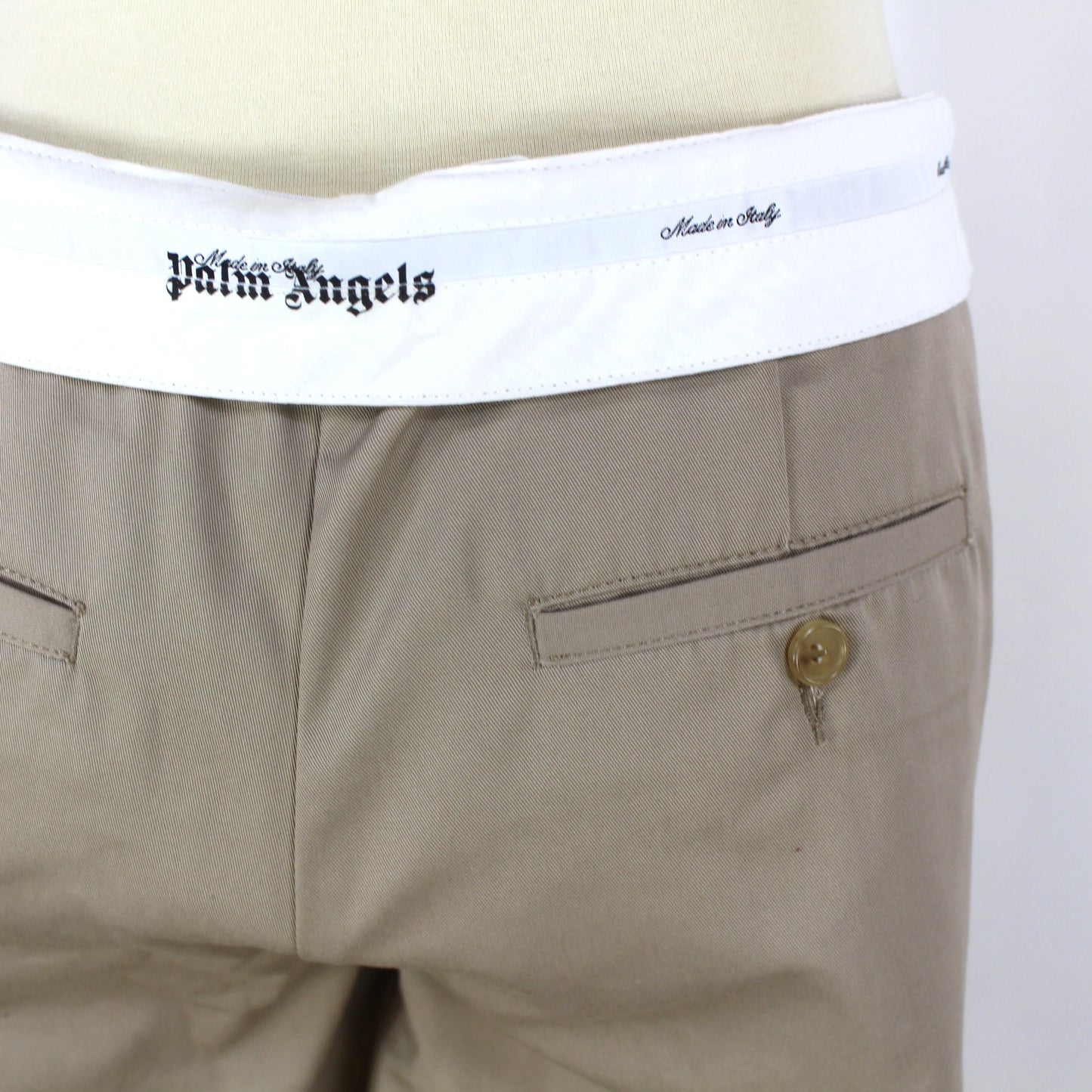 Palm Angels Reversed Waist Chinos