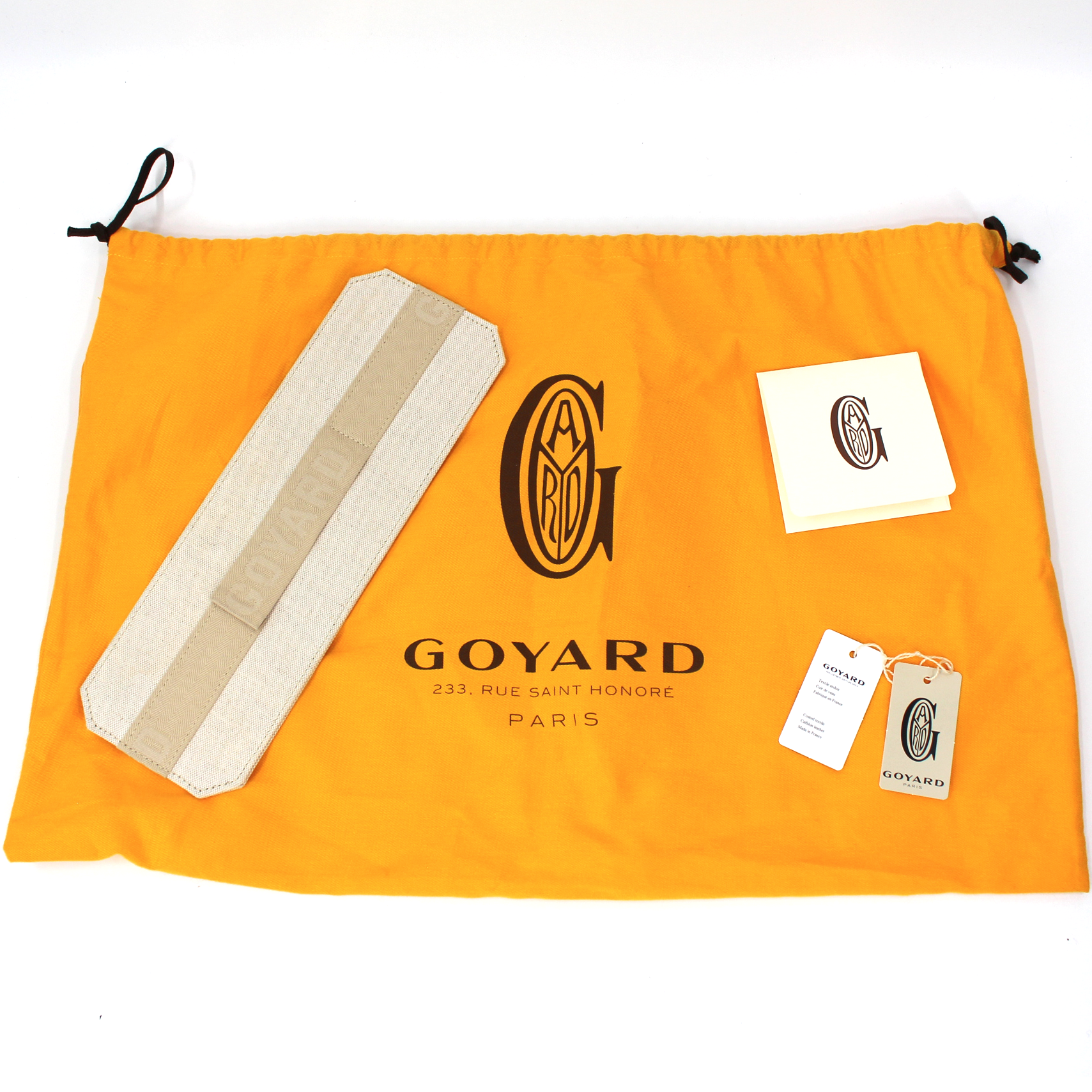 Goyard Rouette Soft PM Grey White Gayardine Leather Tote – The
