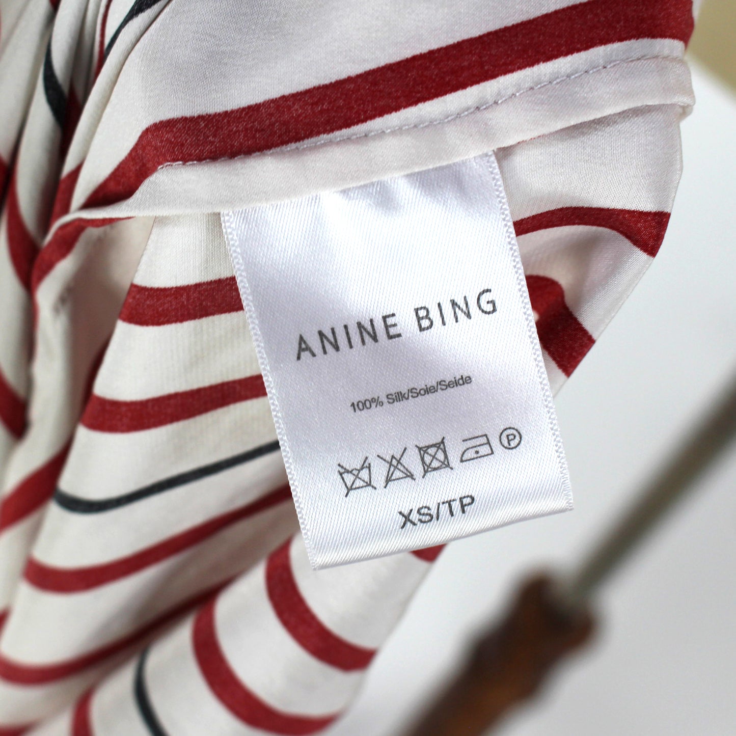 Anine Bing Mia Silk Blouse