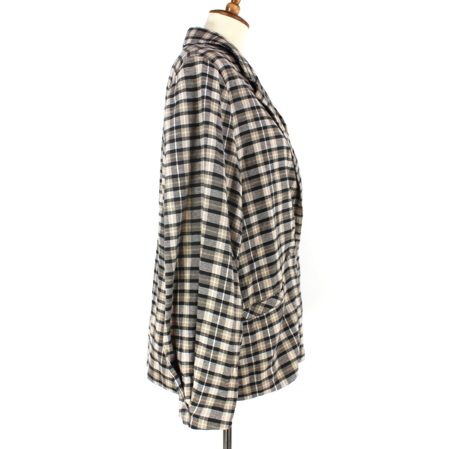 Free People Luminary Plaid Blazer