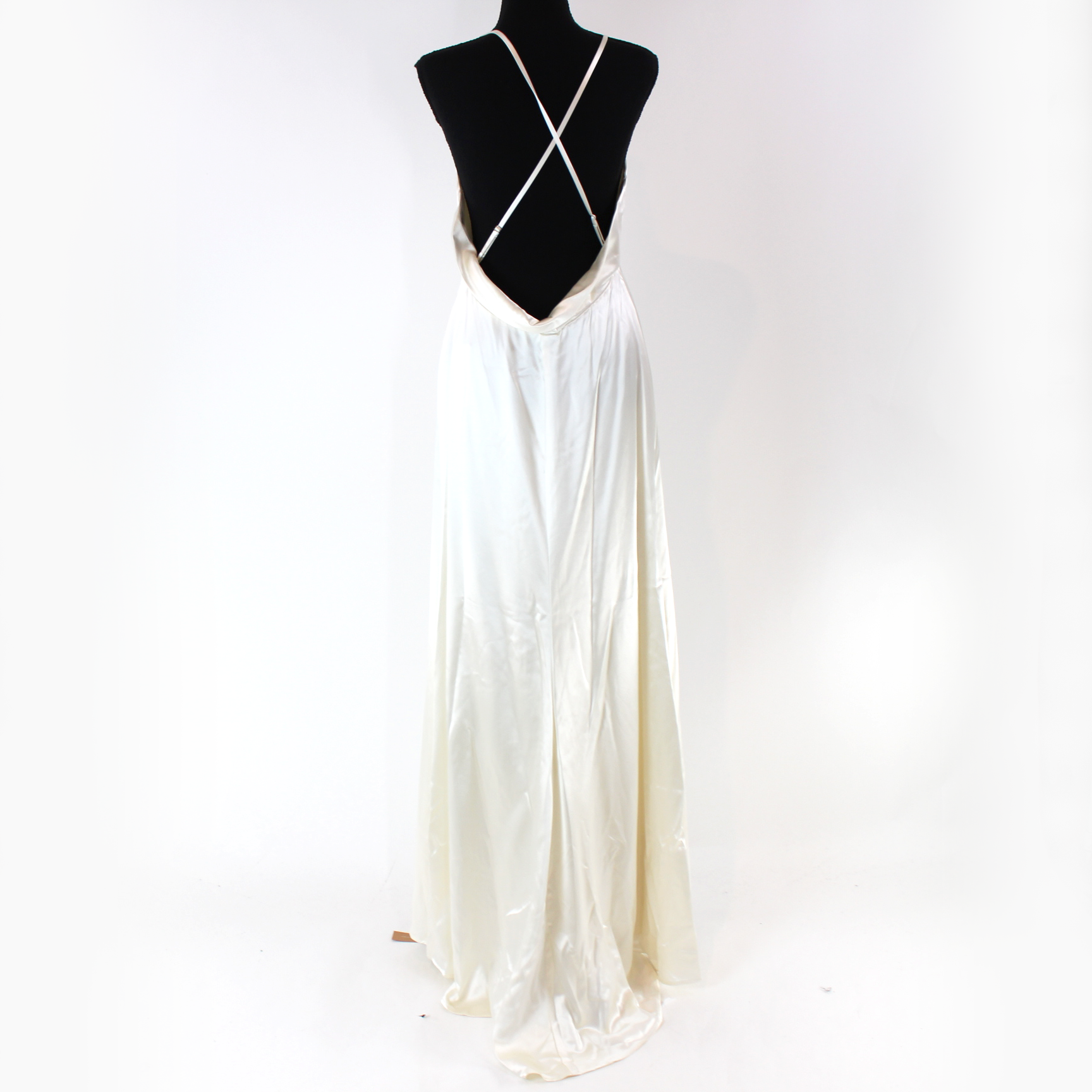 reformation ivory silk dress Liz Silk Dress