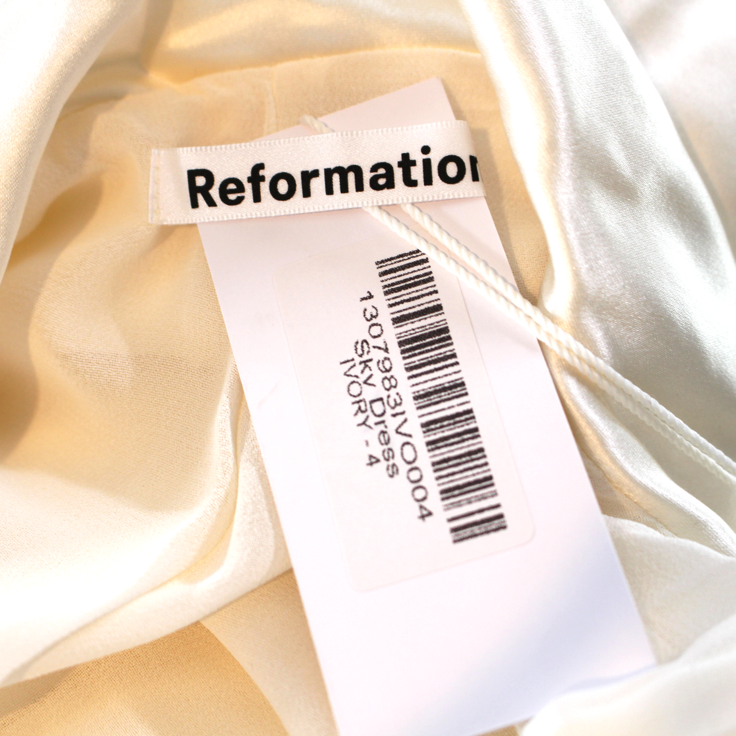 Reformation Sky Silk Maxi Dress
