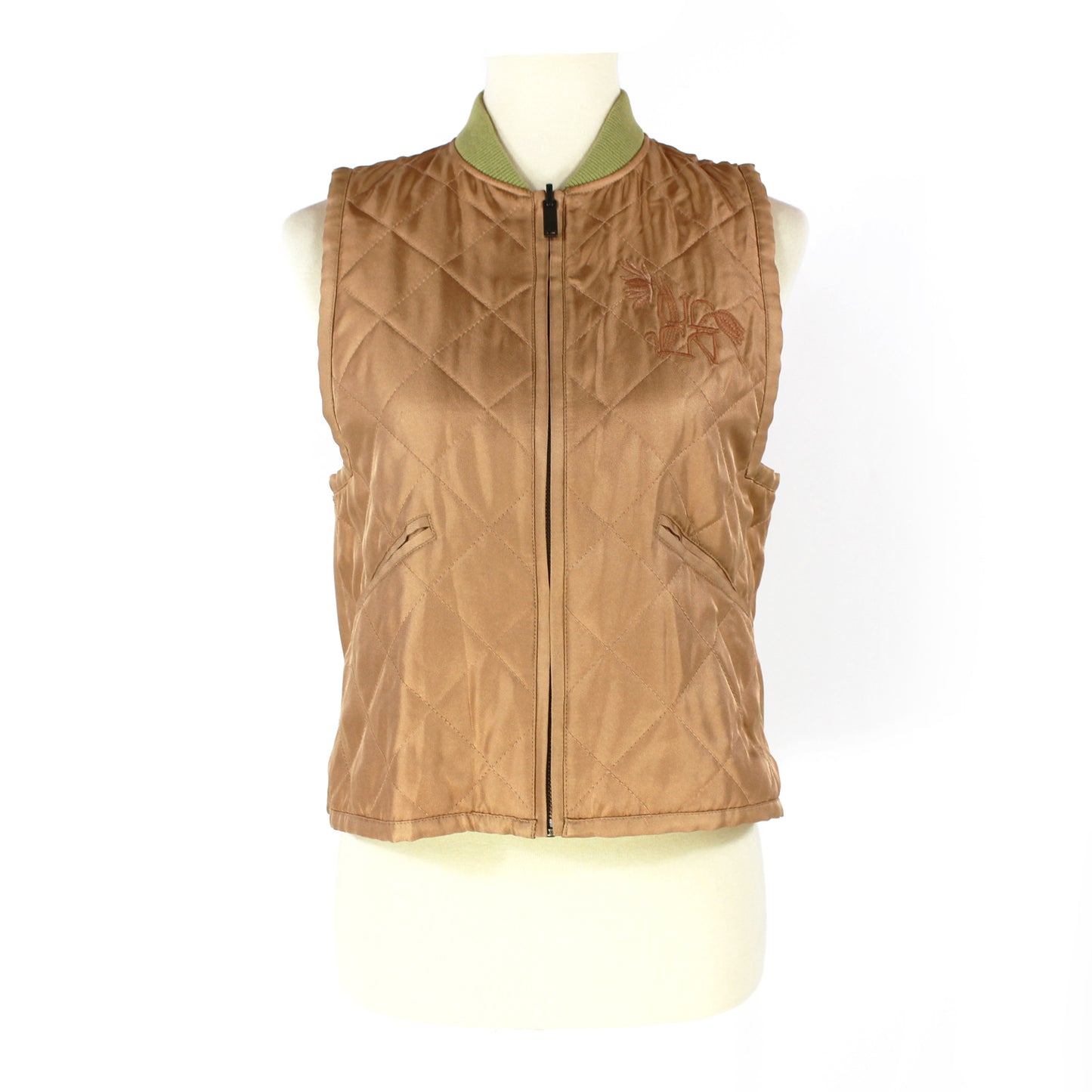 Ulla Johnson Quilted Silk Luca Vest