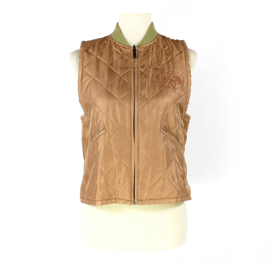 Ulla Johnson Quilted Silk Luca Vest