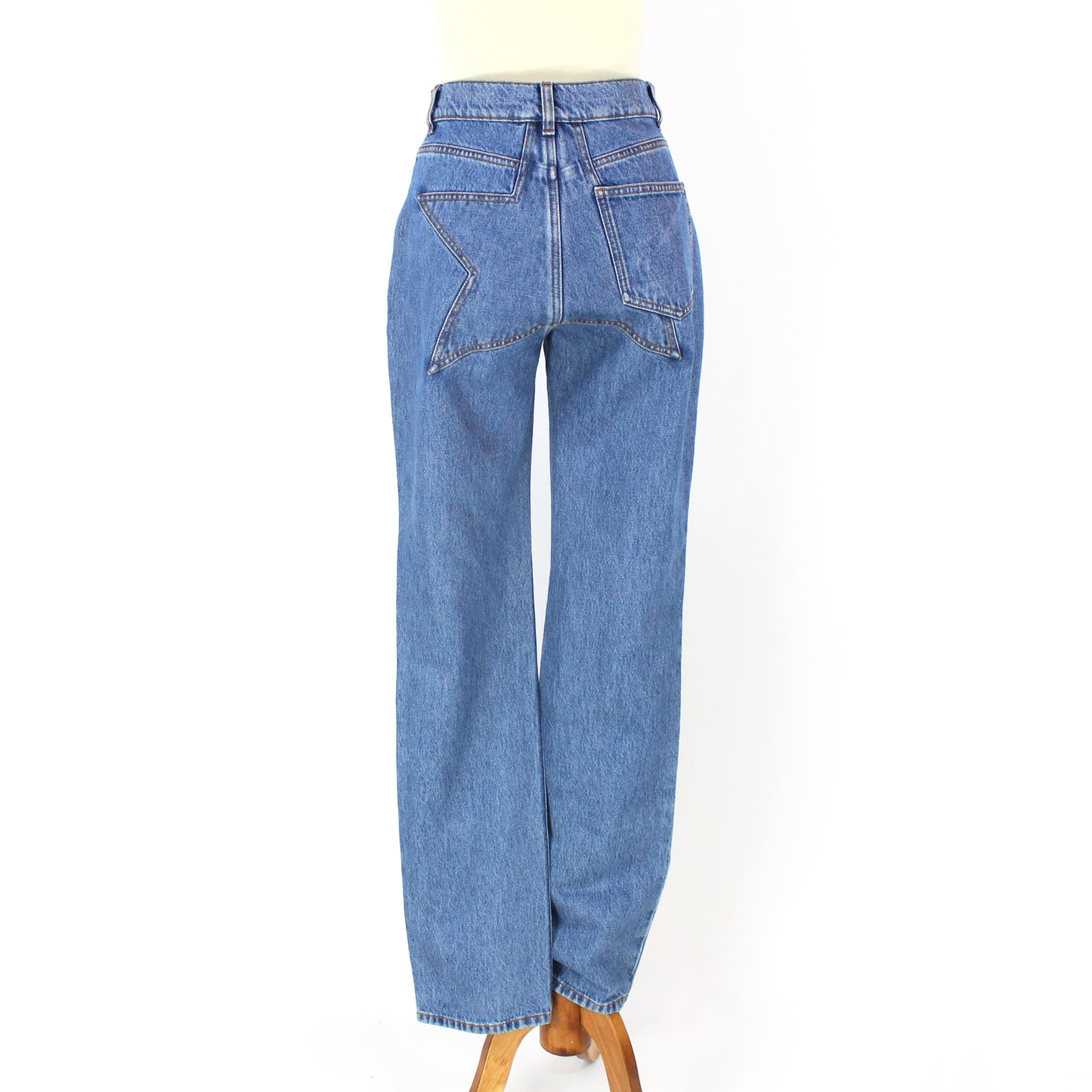 Area Crystal Straight Leg Jeans