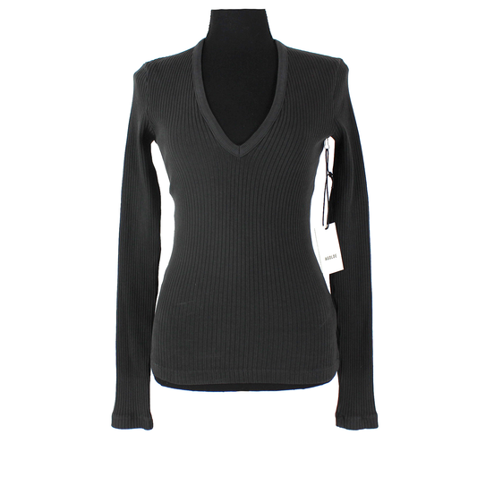 Agolde Tavi V-Neck Rib Top