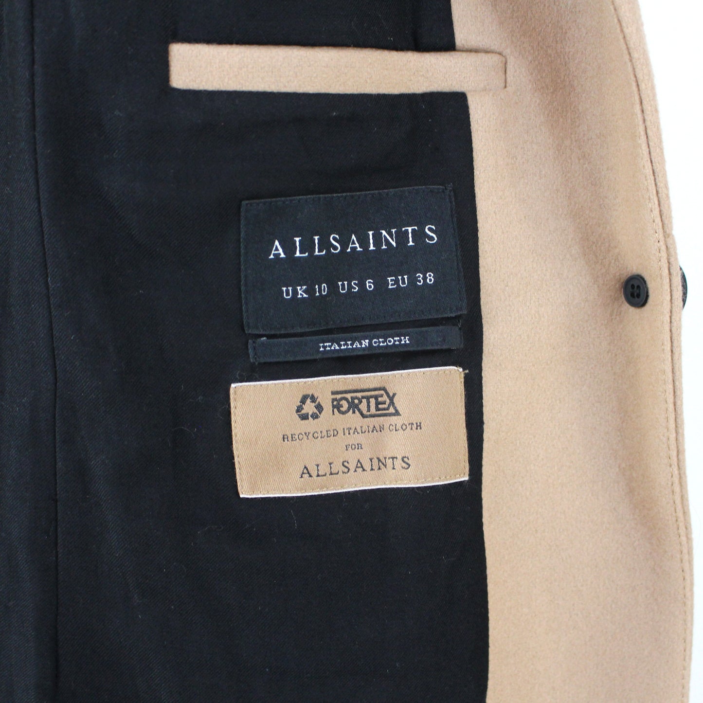 AllSaints Lyris Italian Cloth Coat