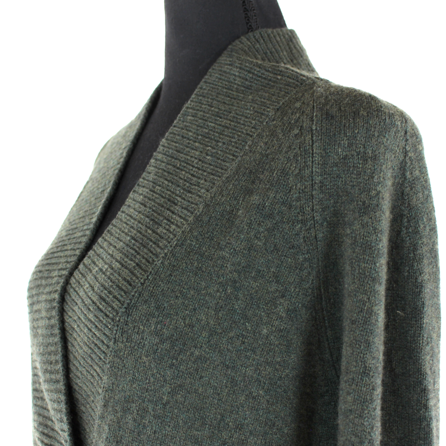 Vince Ribbed Shawl Collar Sweater
