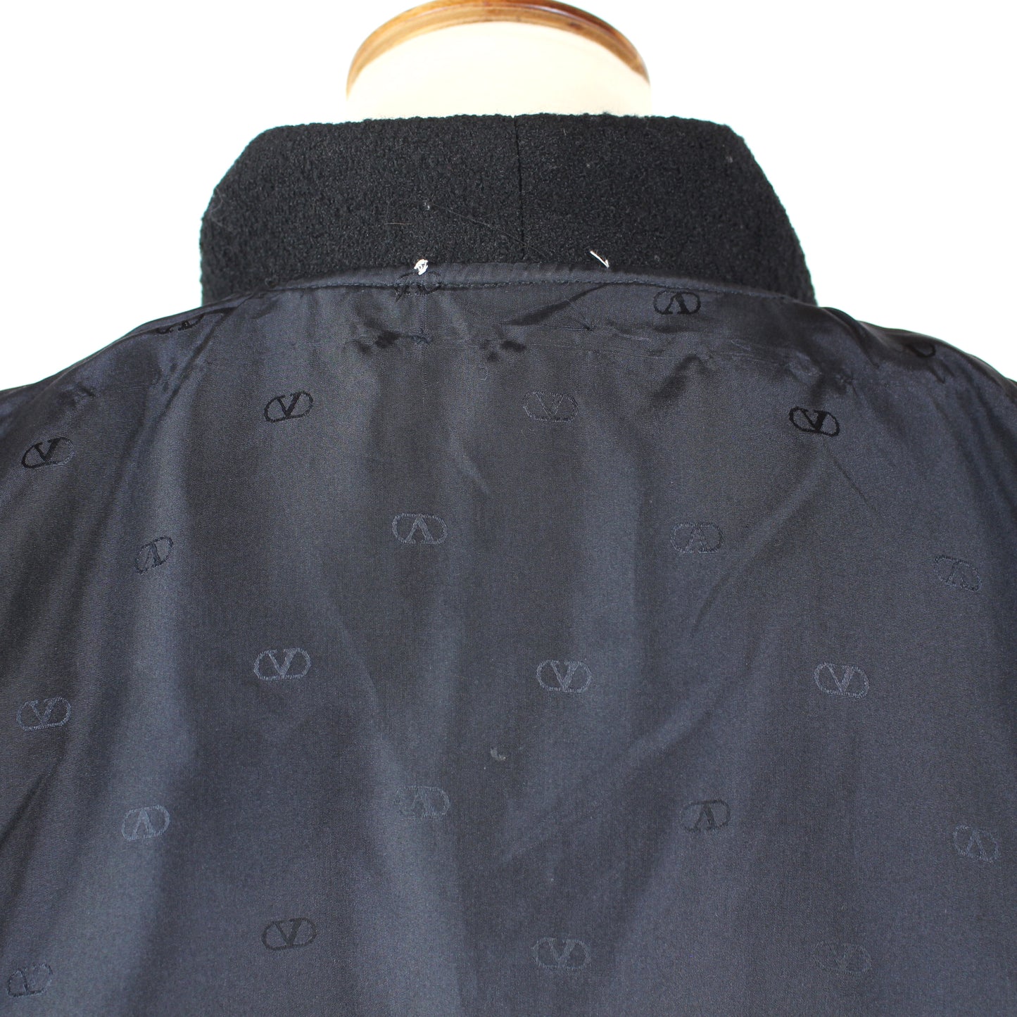 Valentino Leather Wool Star Jacket