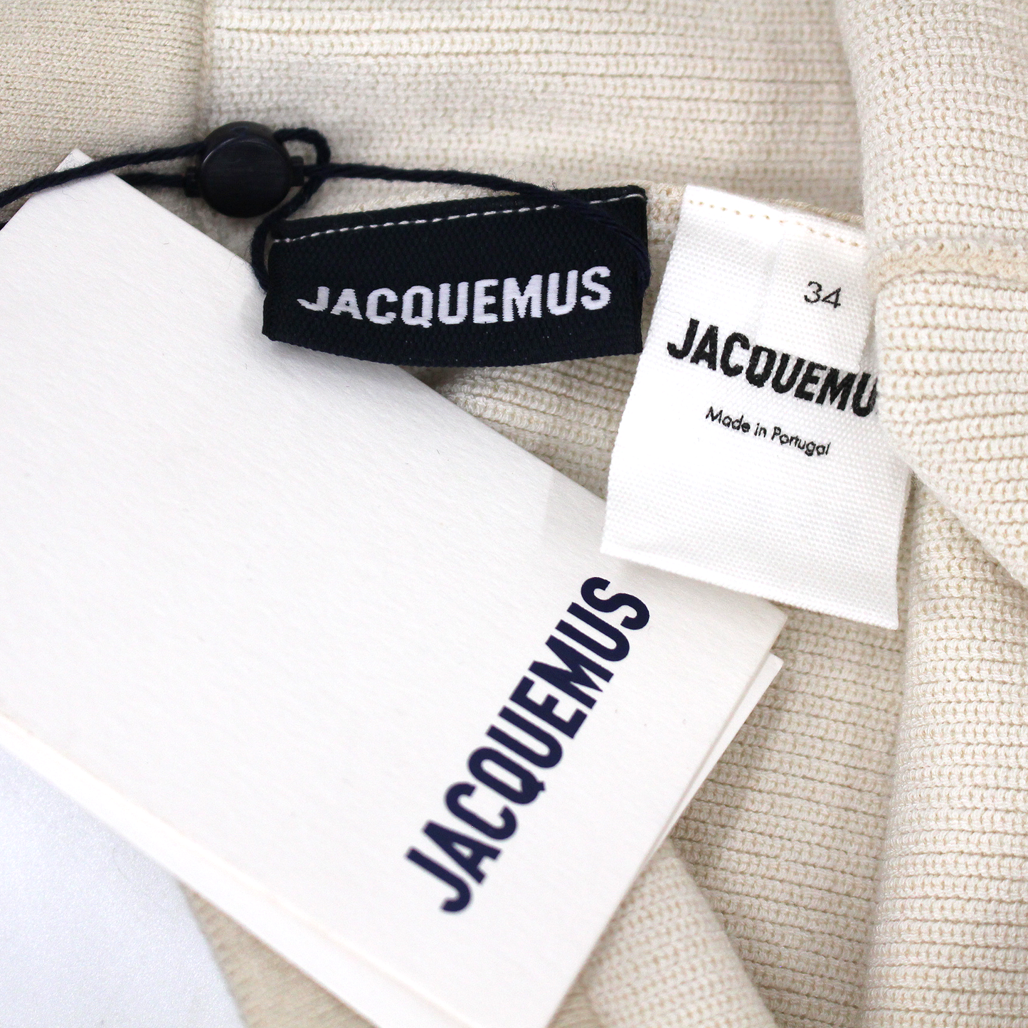 Jacquemus Arancia Fine Ribbed Shorts