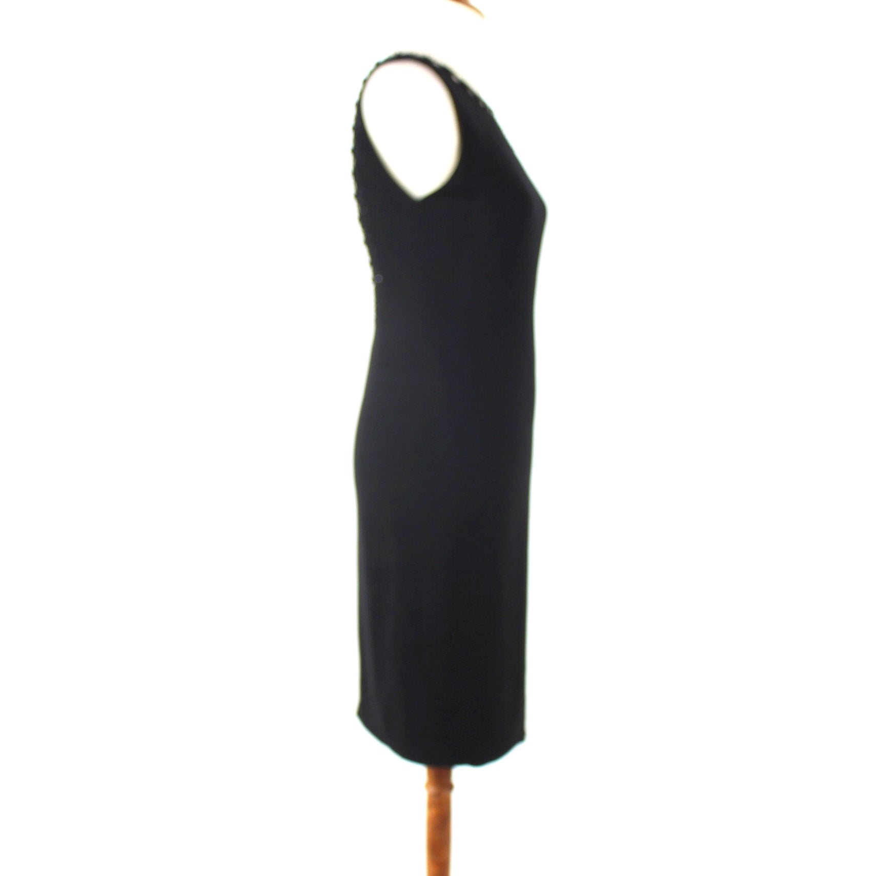 Gianni Versace Black Silk Studded Rhinestone Mini Dress The Closet New York Gianni Versace Black Silk Studded Rhinestone Mini Dress The Closet New York