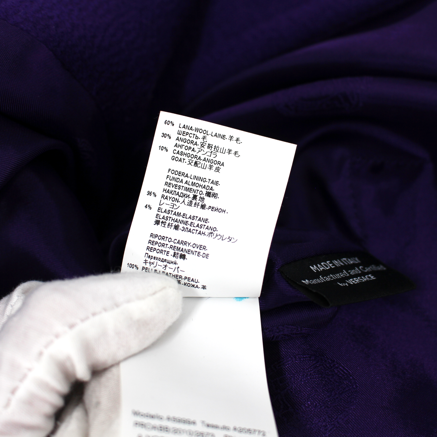 Gianni Versace Wool Blend Coat