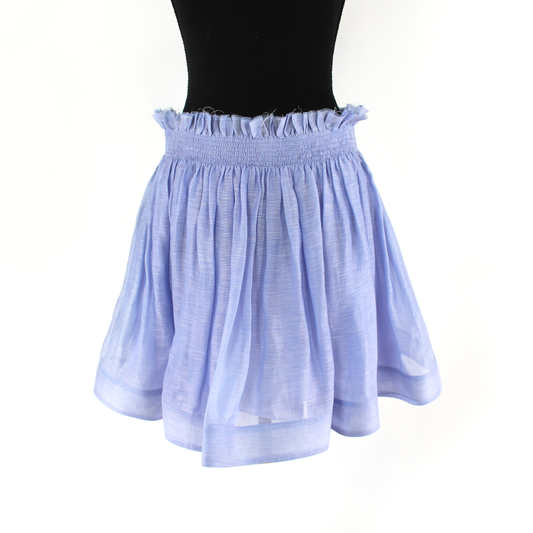 Zimmermann Organza Pleated Mini Skirt