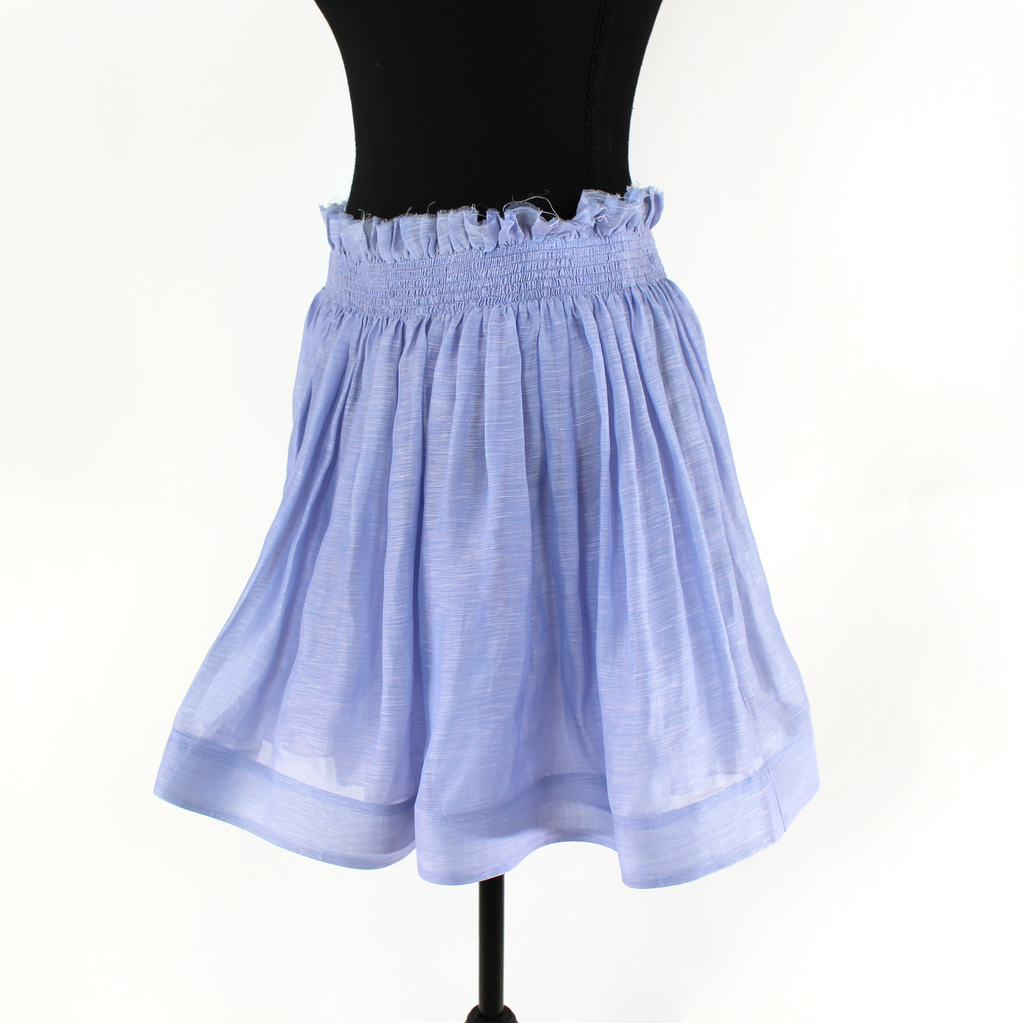 Zimmermann Organza Pleated Mini Skirt