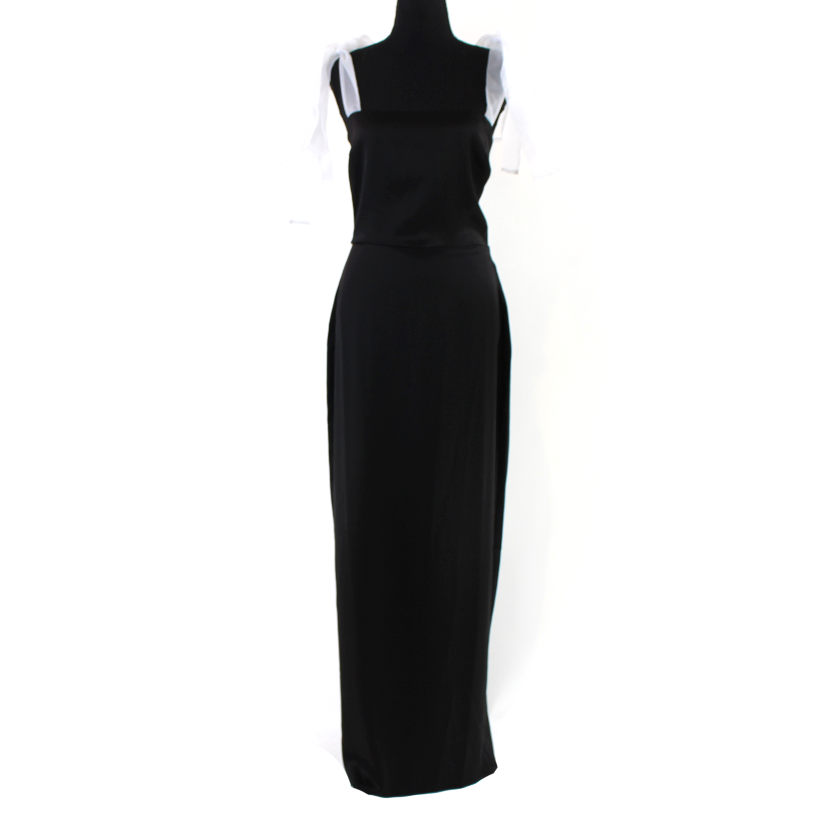 reformation long black dress Reformation Women's Woodson Dress - Black