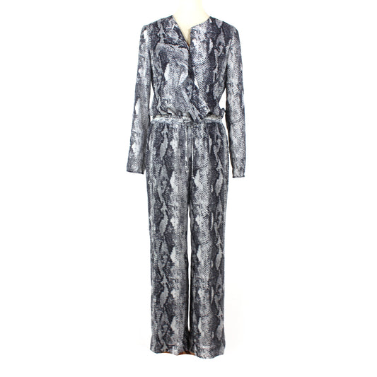 St. John Python Silk Jumpsuit