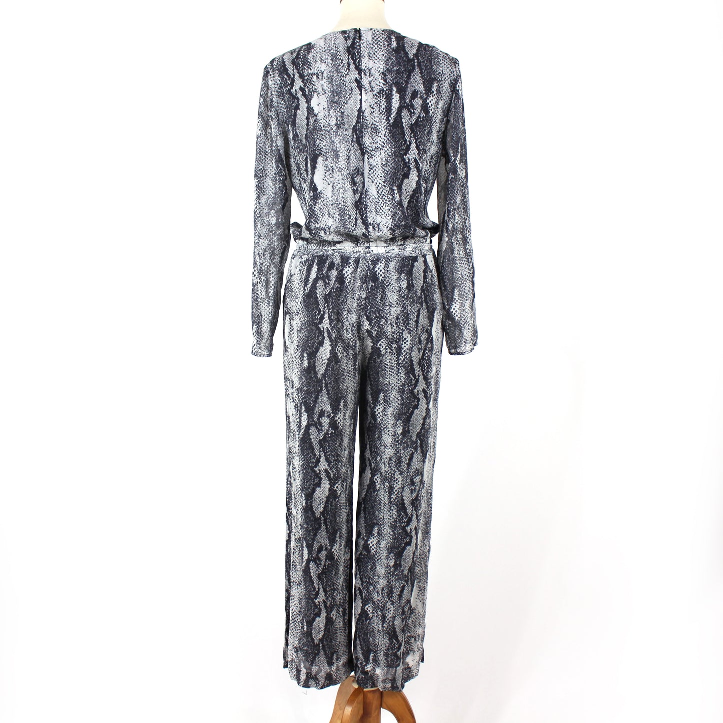 St. John Python Silk Jumpsuit