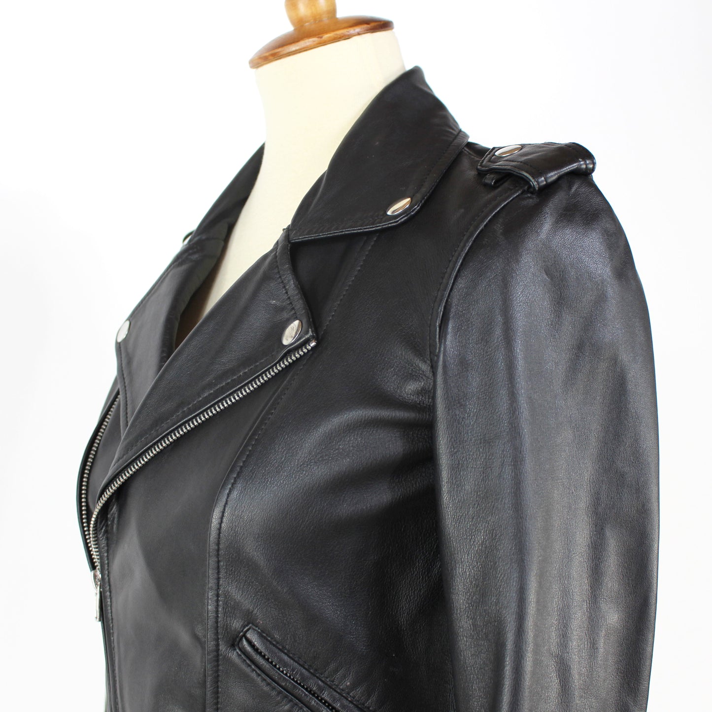 Maje Leather Biker Jacket