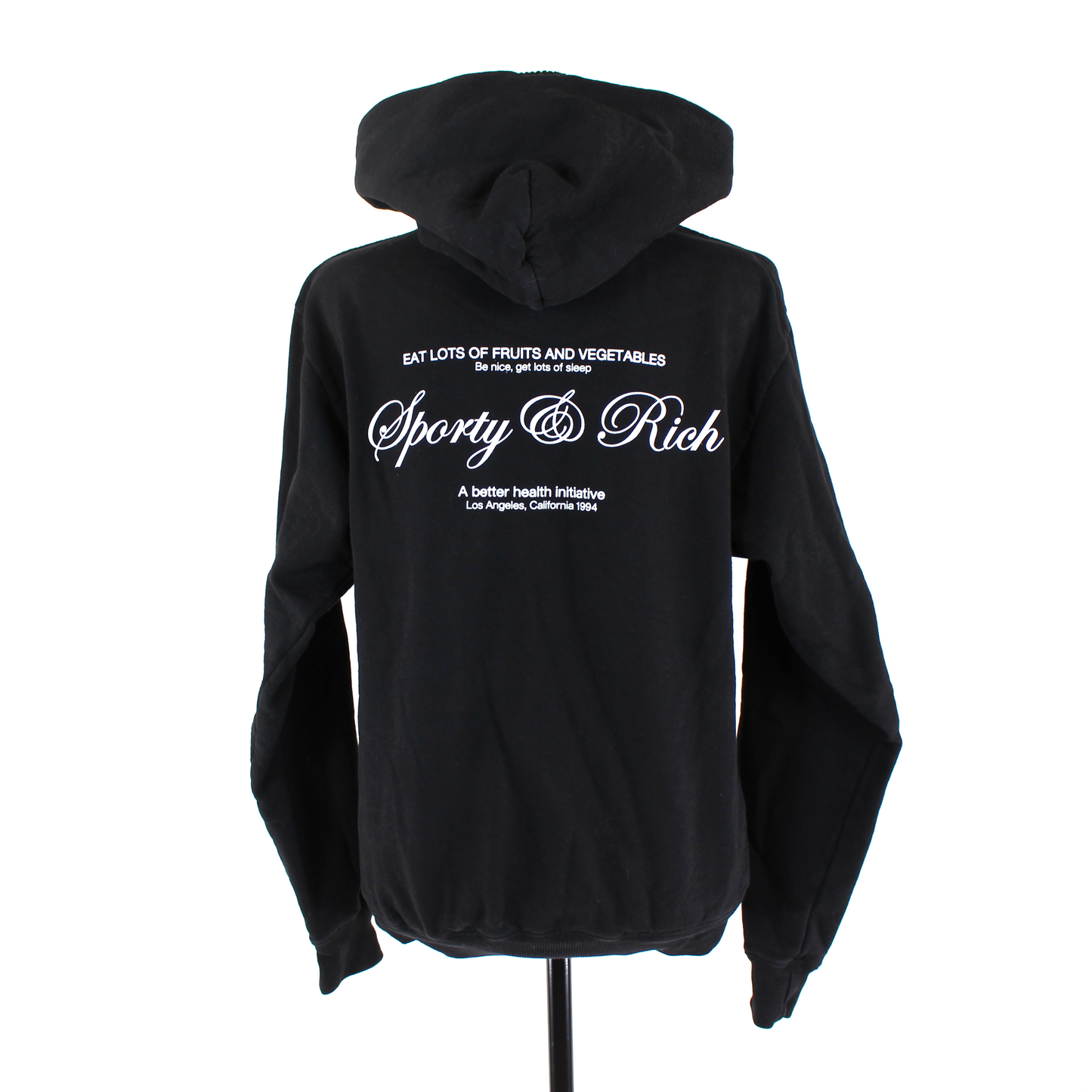 Sporty & Rich Script Logo Hoodie