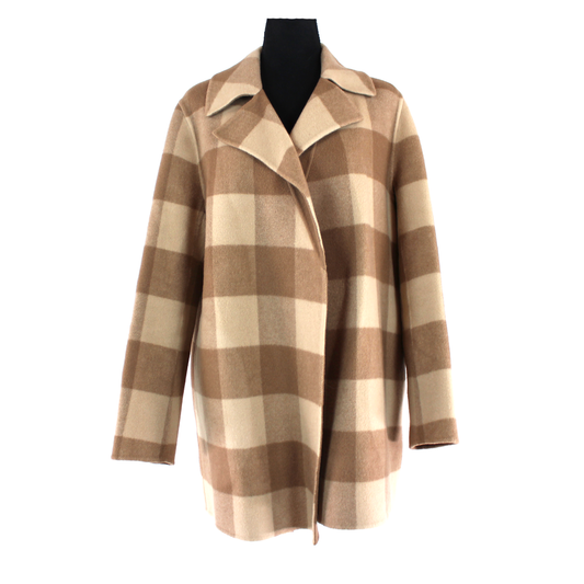 Theory Double Face Check Coat