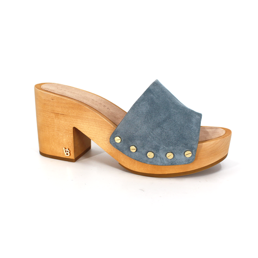 Veronica Beard Hannalee Suede Clogs