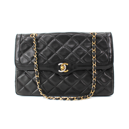 Chanel Quilted Double Flap Handbag