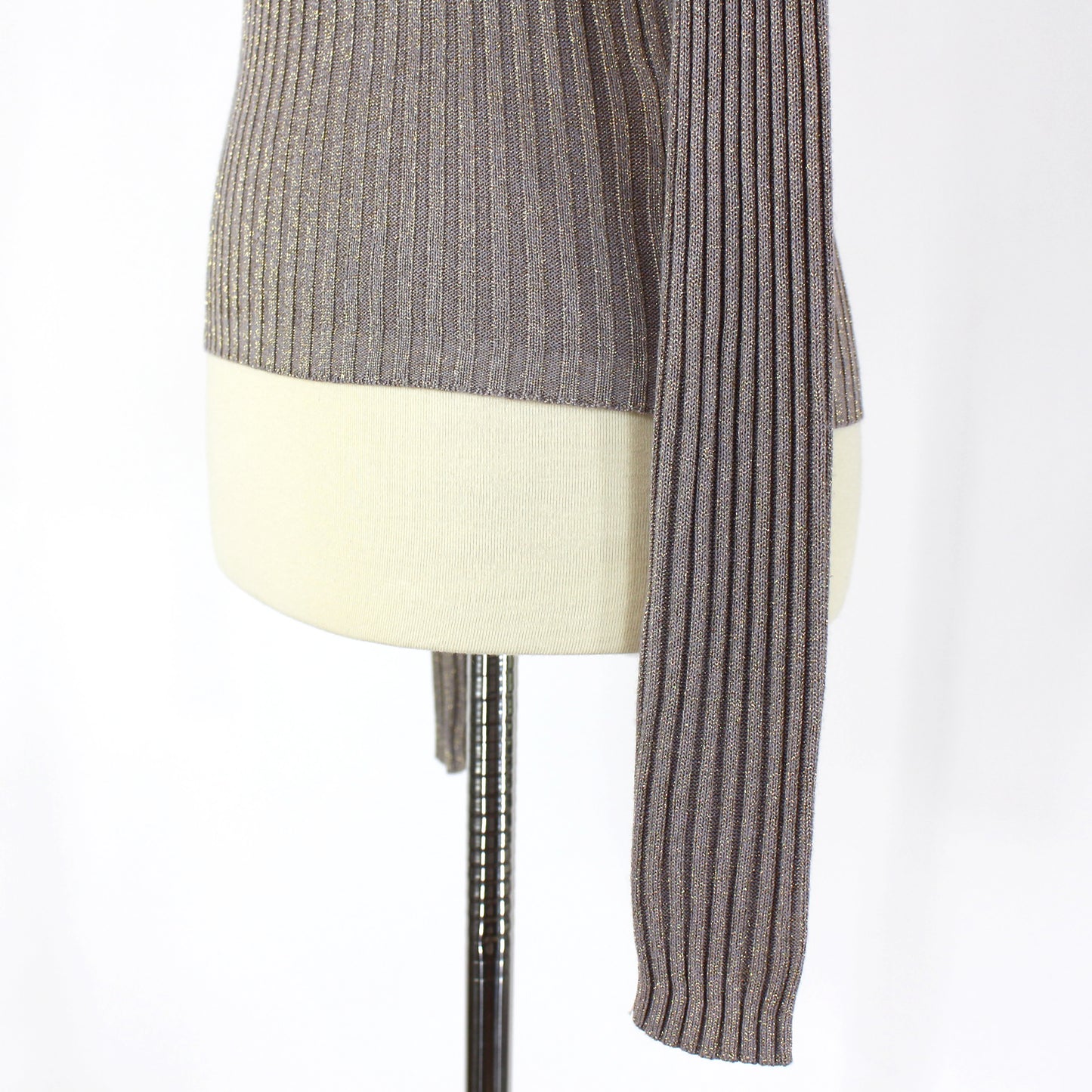 White + Warren Shine Ribbed Sweater