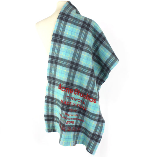 Acne Studios Wool Plaid Scarf