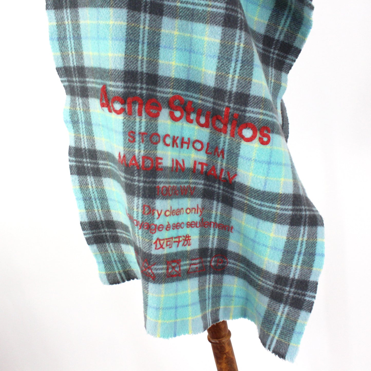 Acne Studios Wool Plaid Scarf