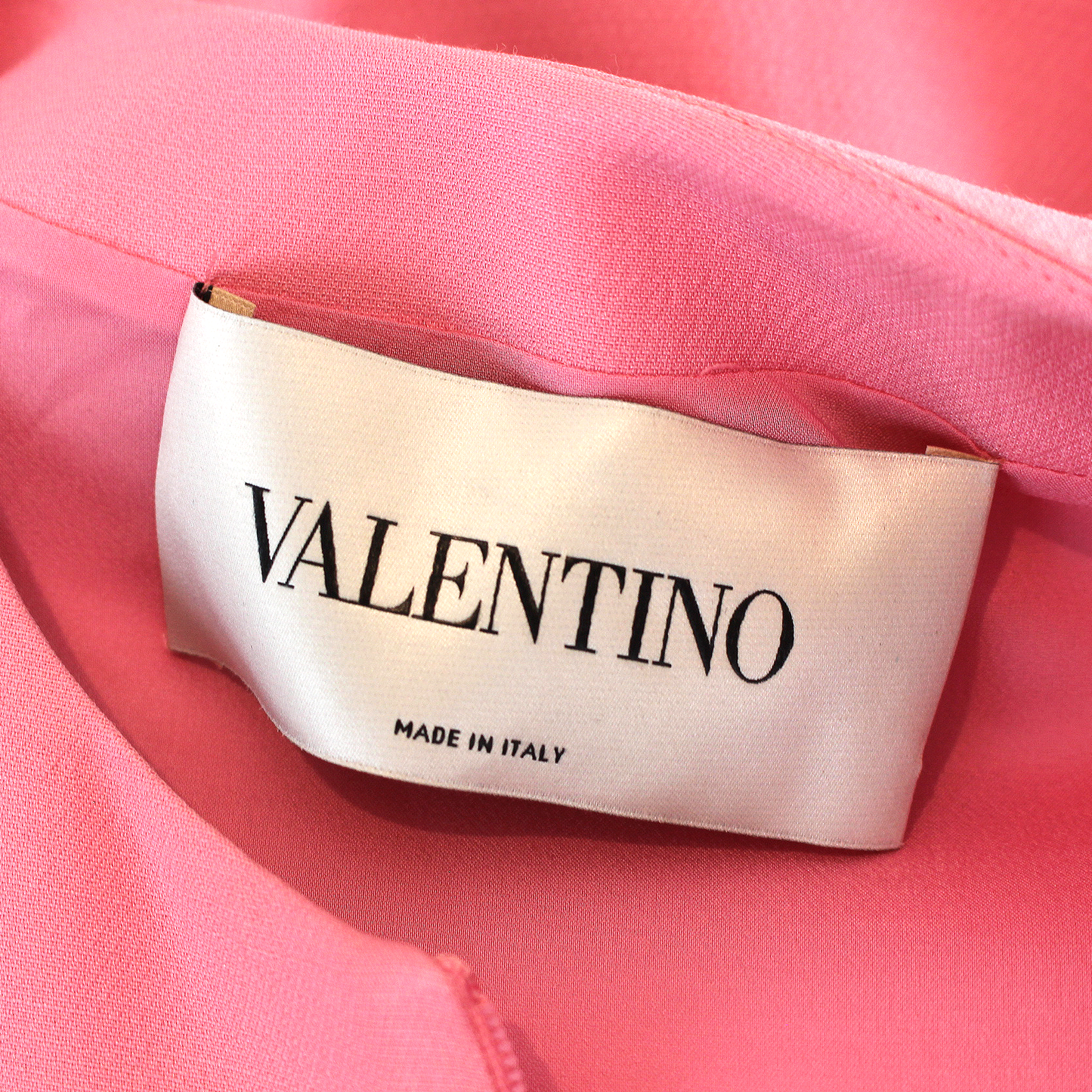 Valentino Monogram Belted Midi Dress