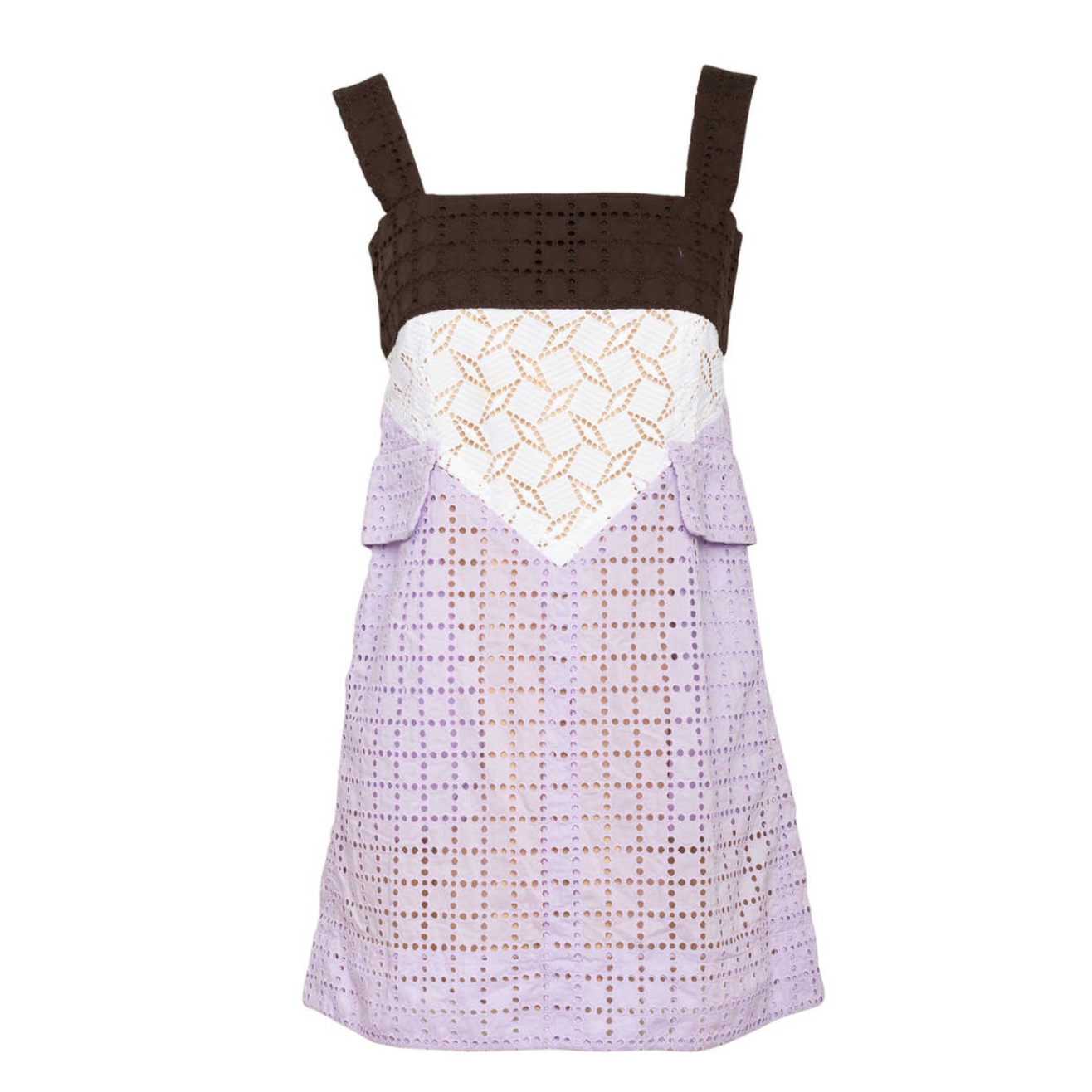 Louis Vuitton Eyelet Mini Dress