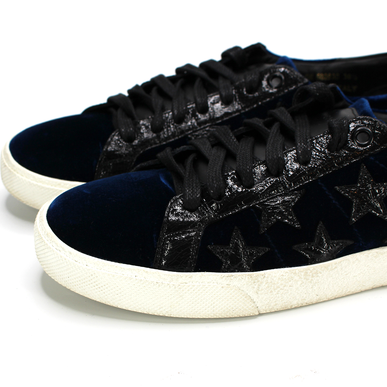 Saint laurent blue sneakers hotsell