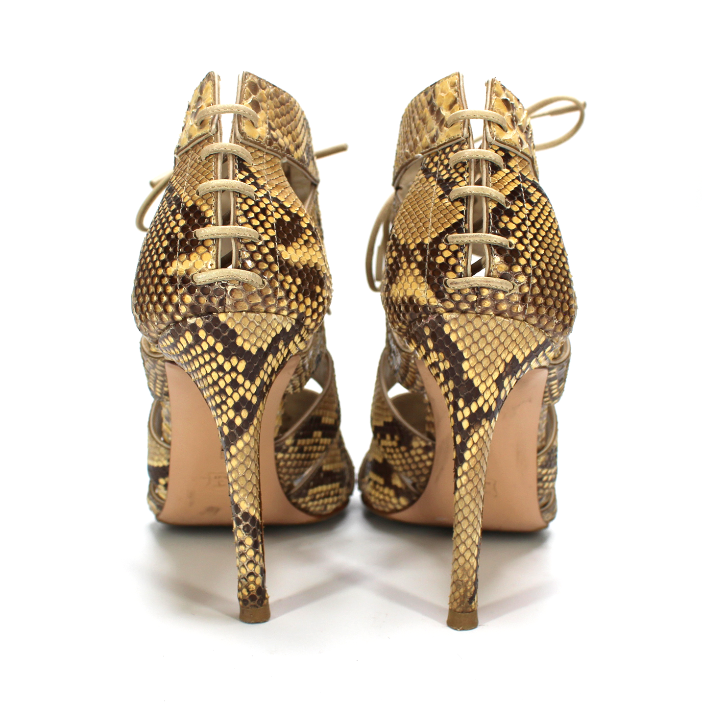 Gianvito Rossi Snakeskin Sandals