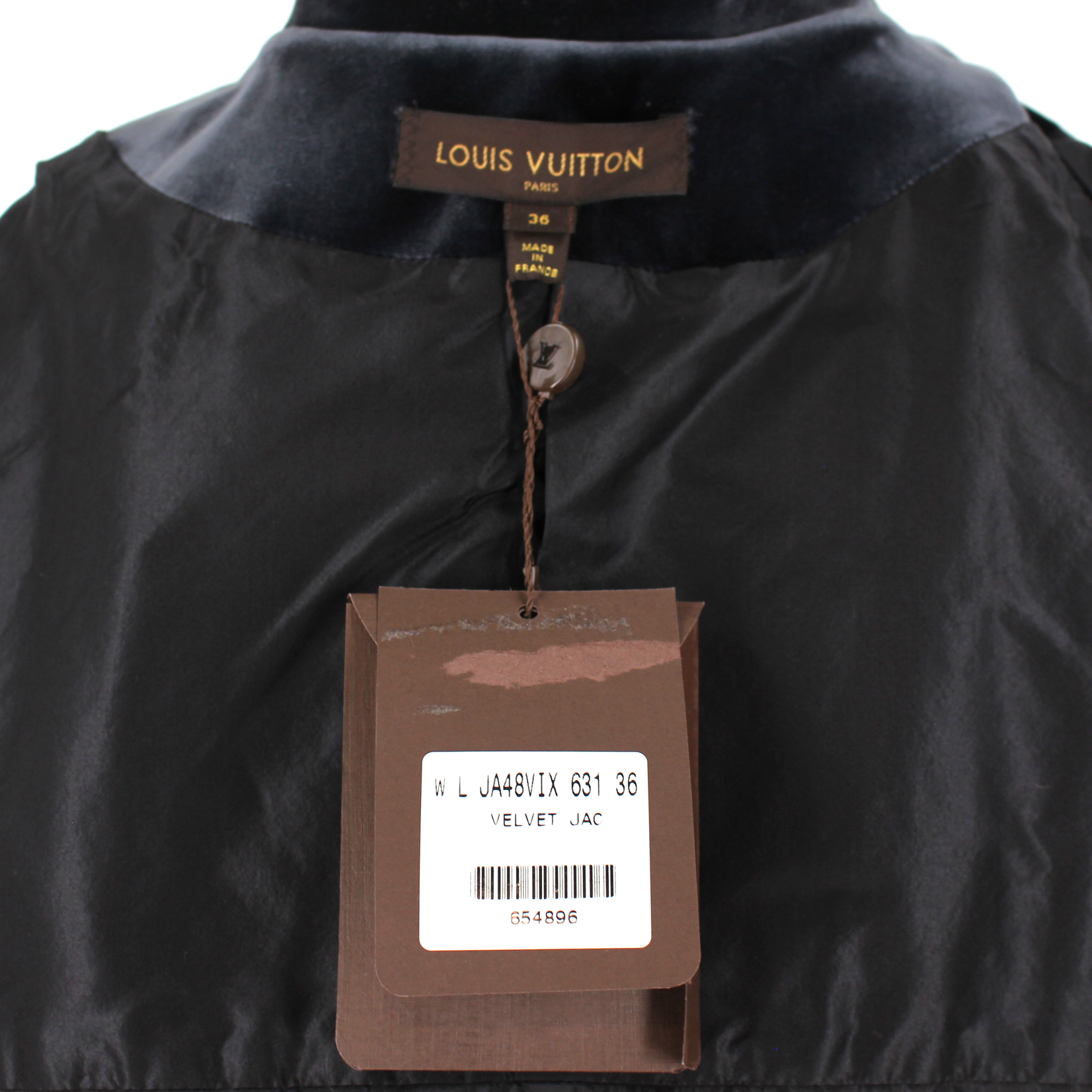 Louis Vuitton Velvet Zip-Up Jacket