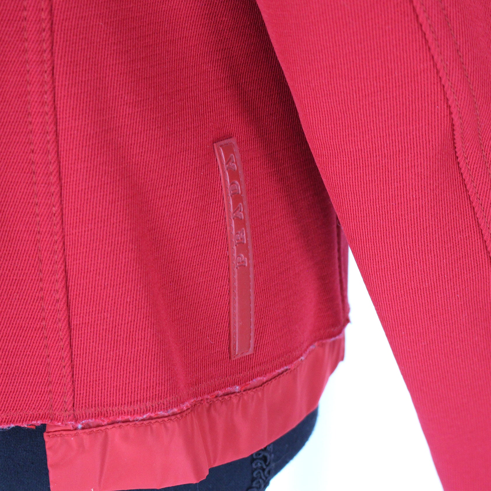 PRADA Red Zip Up Jacket