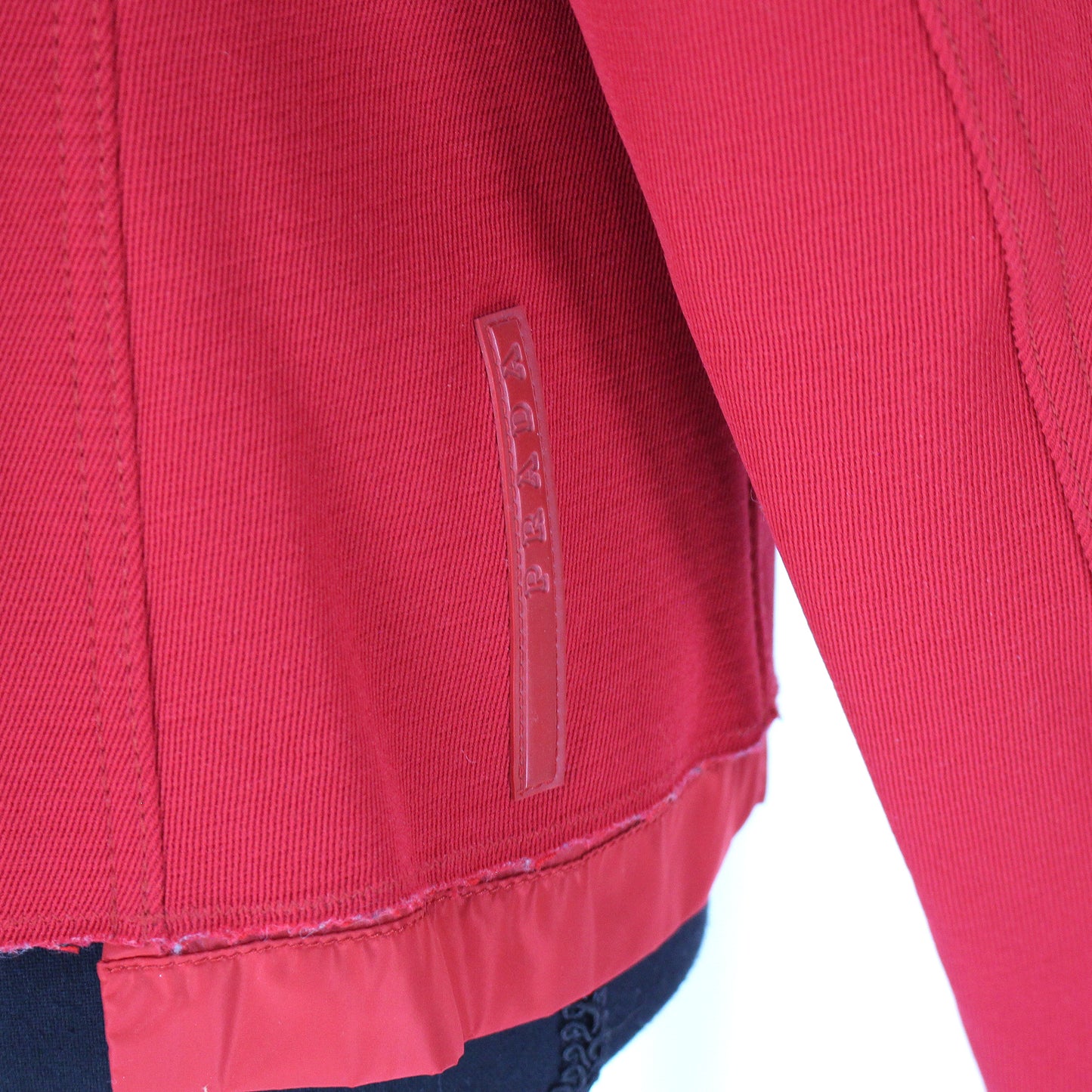 PRADA Red Zip Up Jacket