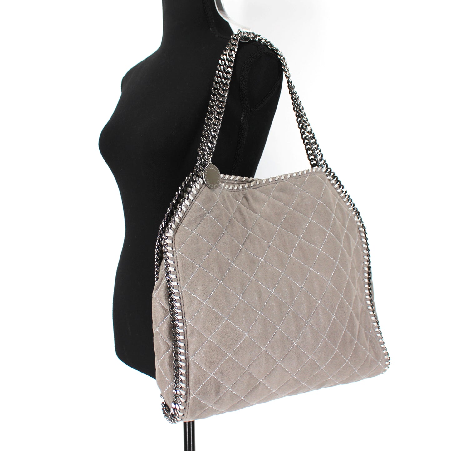 Stella McCartney Falabella Grey Quilted Handbag