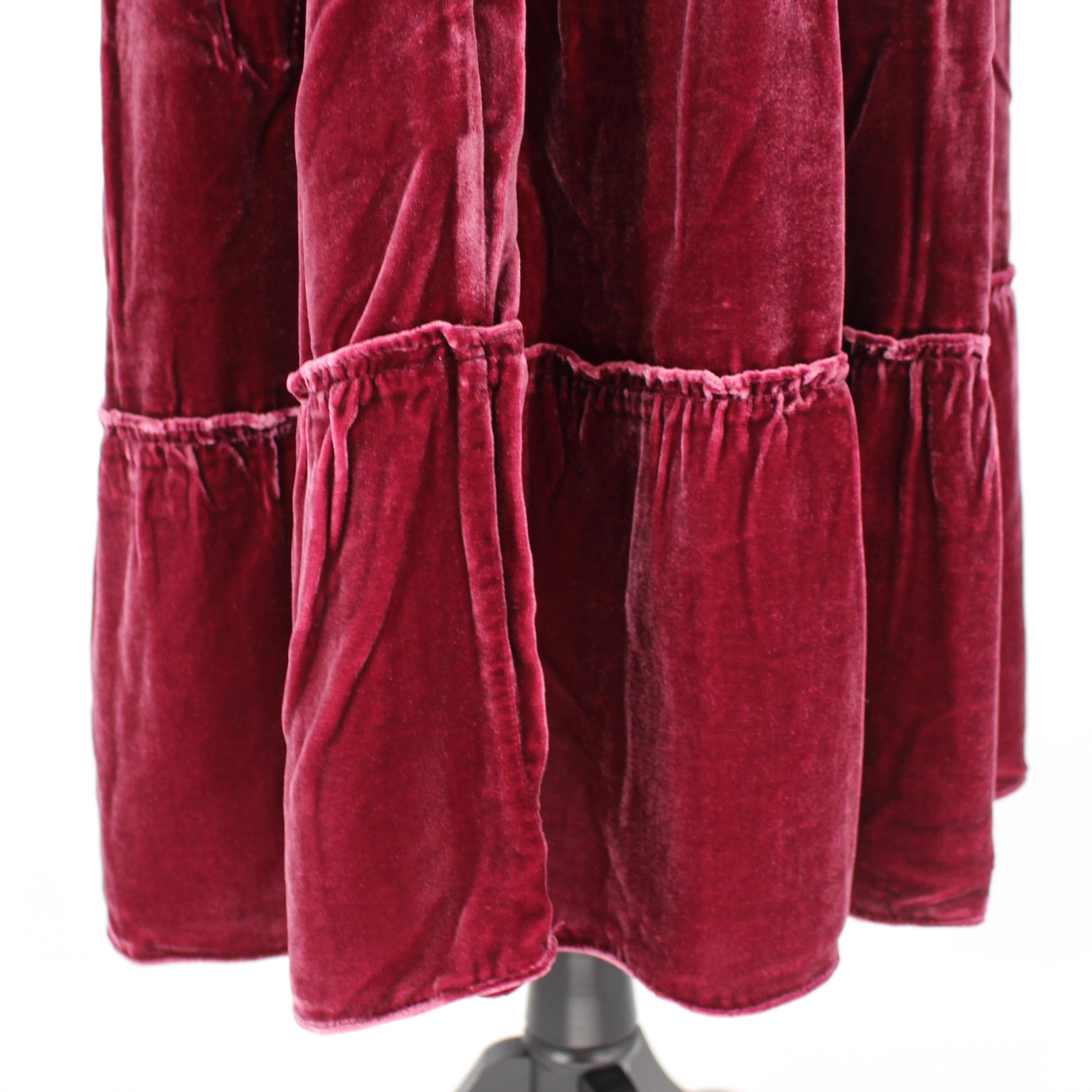 Hill House the Ellie Nap dress in burgundy outlets velvet size XXS