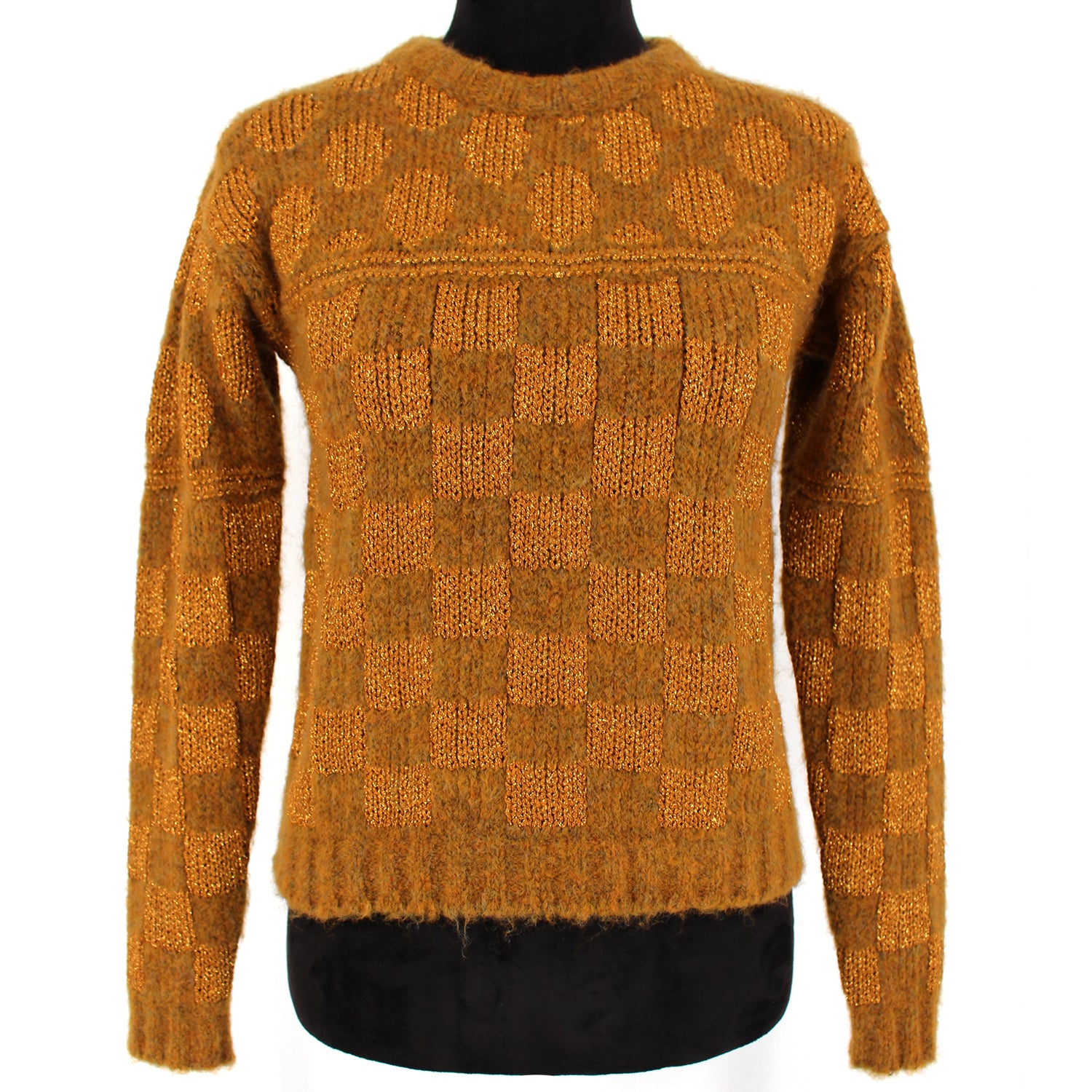 NWT Roberto Collina Checkered Wool Sweater S
