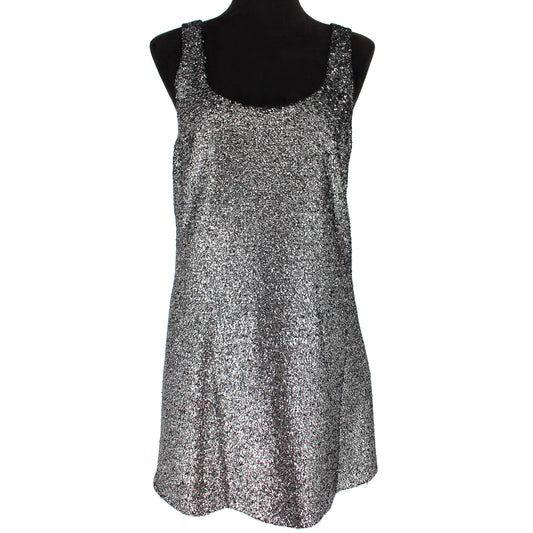 NWT Boutique Moschino Metallic Coated Boucle Dress 6