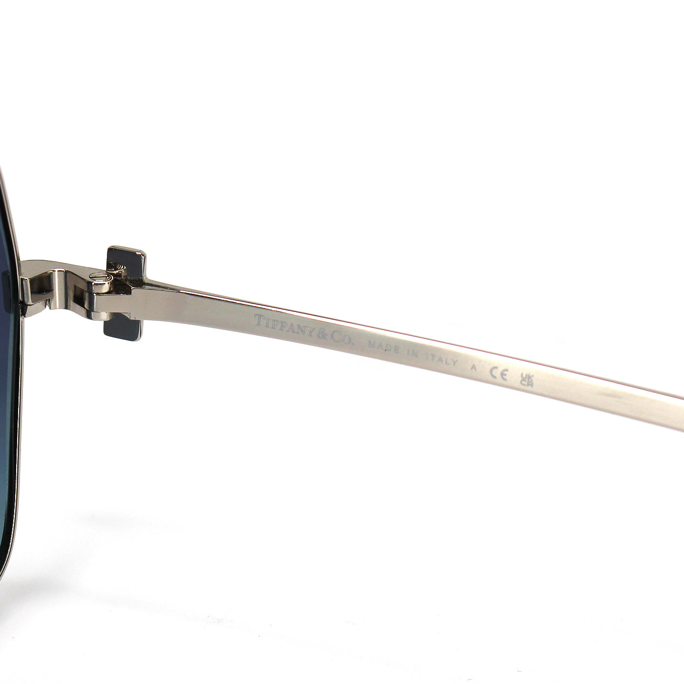 Tiffany TF3021 6002/9S Sunglasses Silver Blue 301261 | FASHIONPHILE