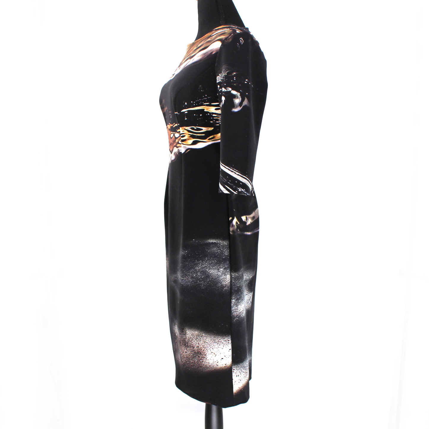 Carolina Herrera Abstract Scuba Dress