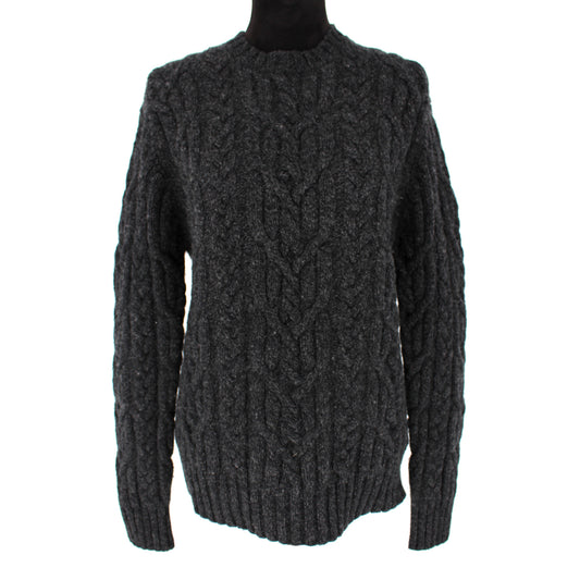 Maje Cable Knit Wool Sweater