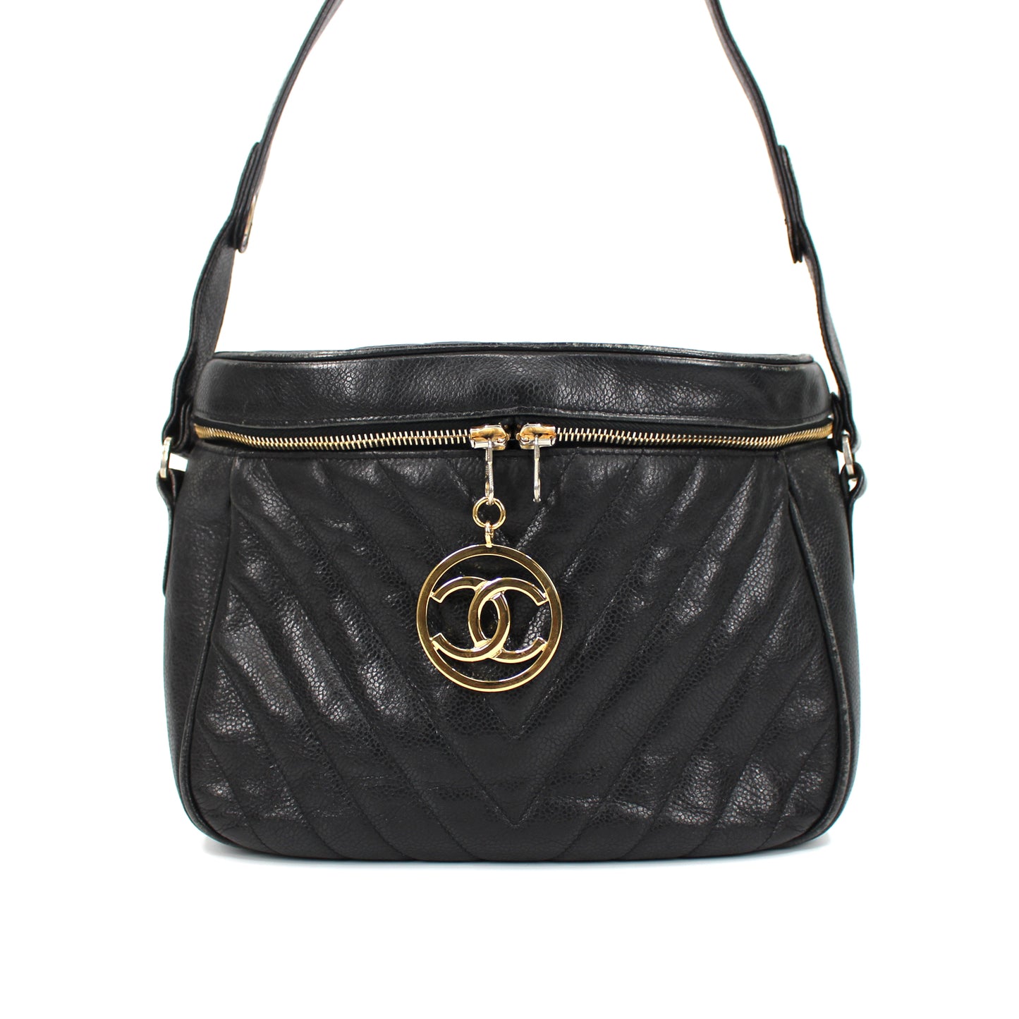 Chanel V Stitch Quilted Camera Bag