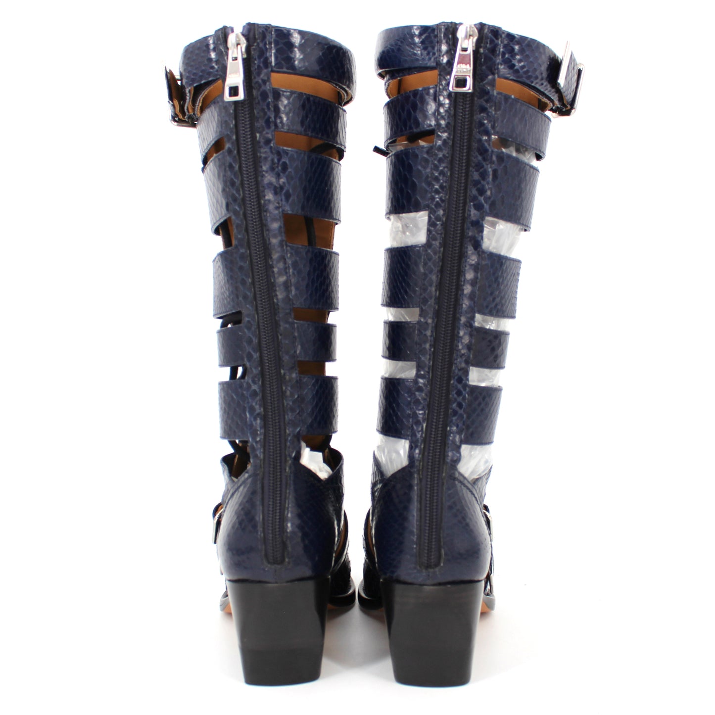 Chloe Riley Snakeskin Knee High