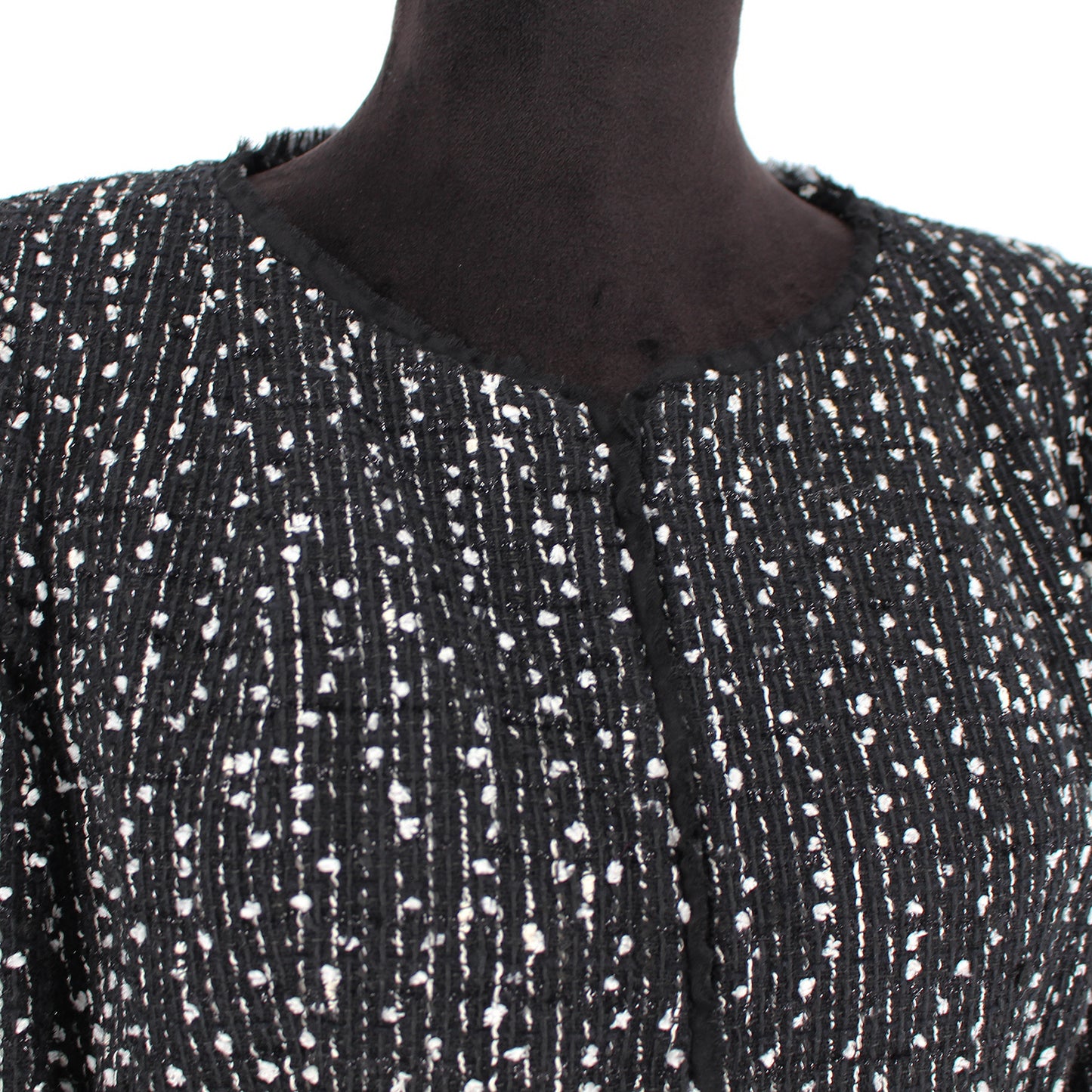 Carolina Herrera Metallic Tweed Blazer