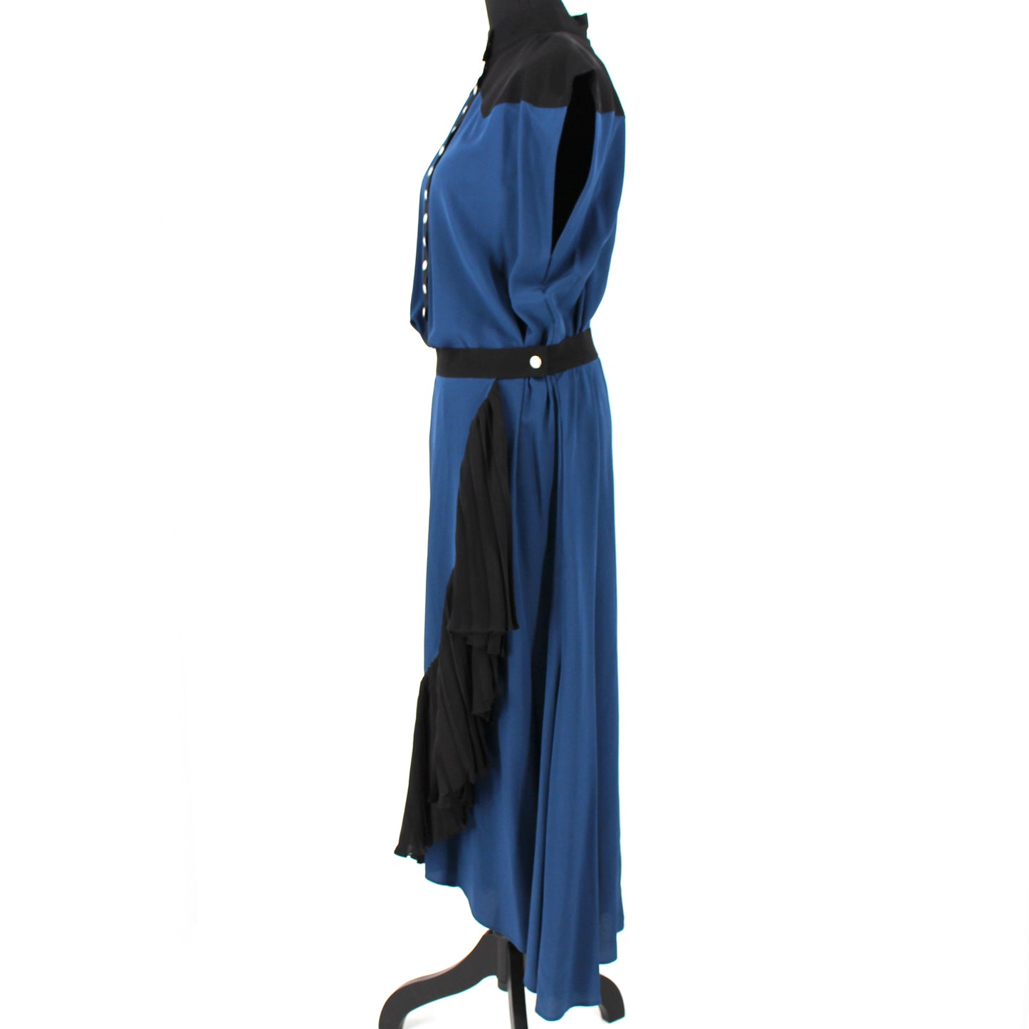 Givenchy Silk Pleated Wrap Dress