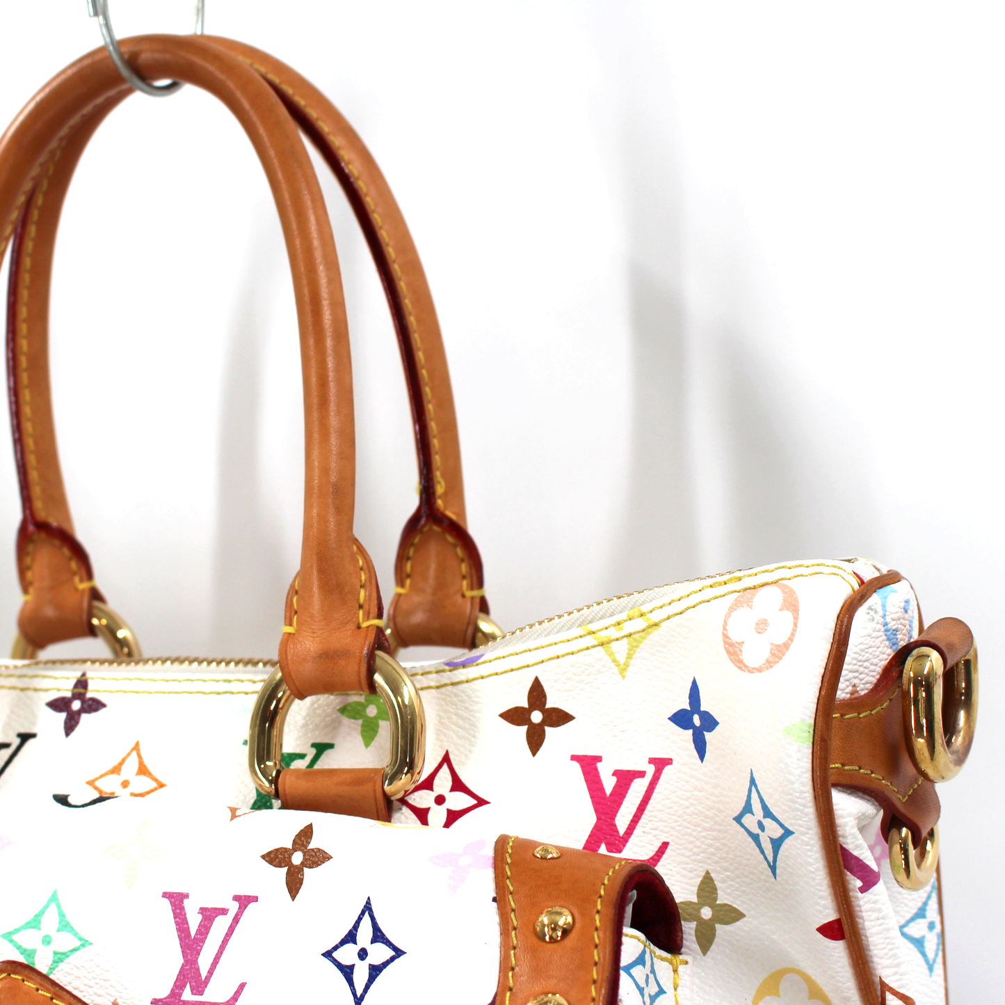 Louis Vuitton Murakami Rita White Multicolor Monogram Shoulder Bag – The  Closet New York