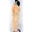 Proenza Schouler Nude Corded Lace Ruffle Dress 4 NWT The Closet New York Proenza Schouler Nude Corded Lace Ruffle Dress 4 NWT The Closet New York